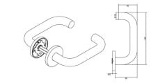 ASSA ABLOY — İç Kapı Kolları - AHW500UU00